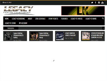 Tablet Screenshot of legacyfights.net